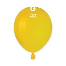 Повітряні кулі пастель жовтий 5" (13 см) Gemar