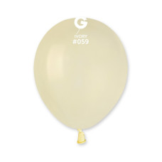 Повітряні кулі пастель айворі 5" (13 см) Gemar