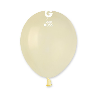 Повітряні кулі пастель айворі 5" (13 см) Gemar