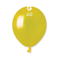 Повітряні кулі жовтий металік 5" (13 см) Gemar