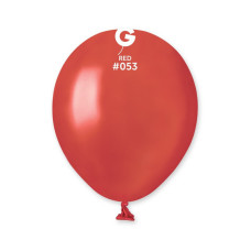 Повітряні кулі червоний металік 5" (13 см) Gemar