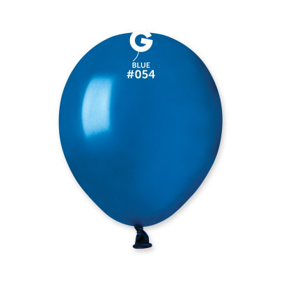 Повітряні кулі синій металік 5" (13 см) Gemar