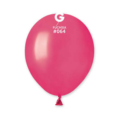 Воздушные шары фуксия металлик 5" (13 см) Gemar