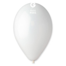 Повітряні кулі пастель білий 12" (30 см) Gemar