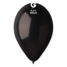 Повітряна куля пастель чорний 12" (30 см) Gemar