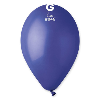 Надувные шары пастель синий 10" (25 см) Gemar