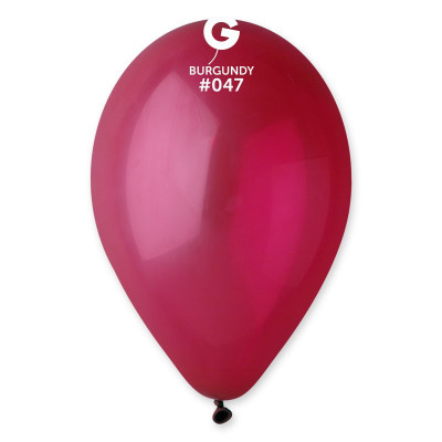 Воздушный шар пастель бургунд 12" (30 см) Gemar