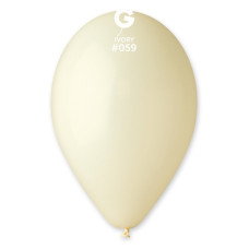 Повітряна куля пастель айворі 12" (30 см) Gemar