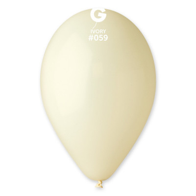 Повітряна куля пастель айворі 12" (30 см) Gemar
