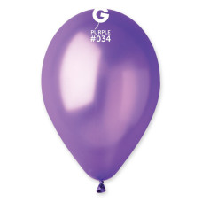 Повітряні кулі металік фіолетовий 10" (25 см) Gemar
