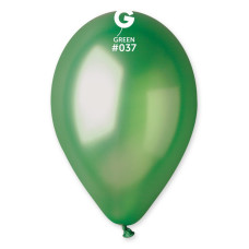 Повітряні кулі металік зелений 10" (25 см) Gemar