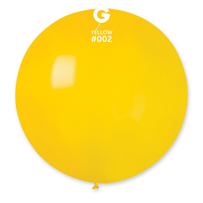 Шар сюрприз пастель желтый 31" (80 см) Gemar