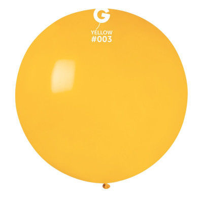 Куля сюрприз пастель жовтий 31" (80 см) Gemar