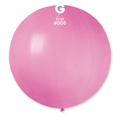 Шар сюрприз пастель розовый 31" (80 см) Gemar