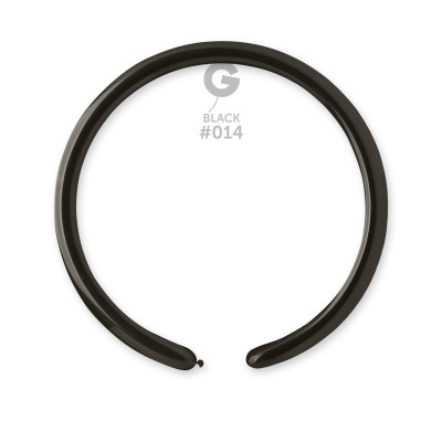 Воздушные шарики ШДМ Gemar D2 конструктор черный (140см) 100 шт