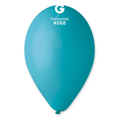 Воздушные шары пастель бирюзовый 10" (25 см) Gemar