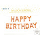 Фольговані літери рожеве золото HAPPY BIRTHDAY, 40 см