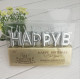 Свечи буквы "Happy Birthday" серебро