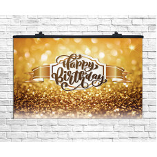 Плакат для свята Happy Birthday 75х120 см