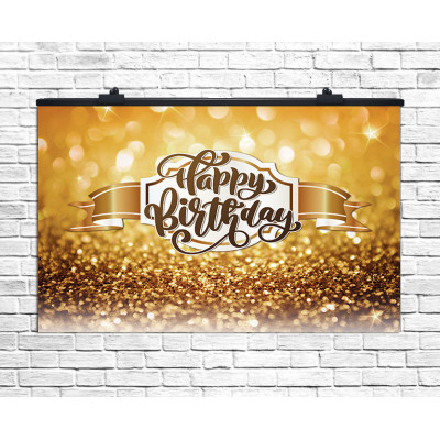 Плакат для свята Happy Birthday 75х120 см