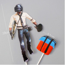 Топер у торт "Fortnite" чоловічий, 2 шт.