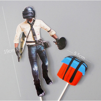 Топпер в торт "Fortnite" мужской, 2 шт