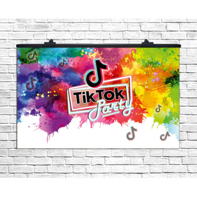 Плакат для праздника Тик Ток-3, 75х120 см