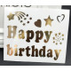 Наклейки "Happy Birthday" для повітряних куль 10 дюймів