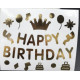 Наклейки "Happy Birthday" для повітряних куль 10 дюймів