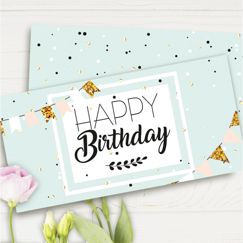 Конверт для грошей "Happy Birthday"