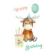 Поздовлива листівка Happy Birthday to you