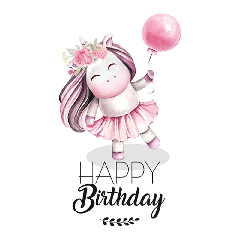 Поздовлива листівка Happy Birthday