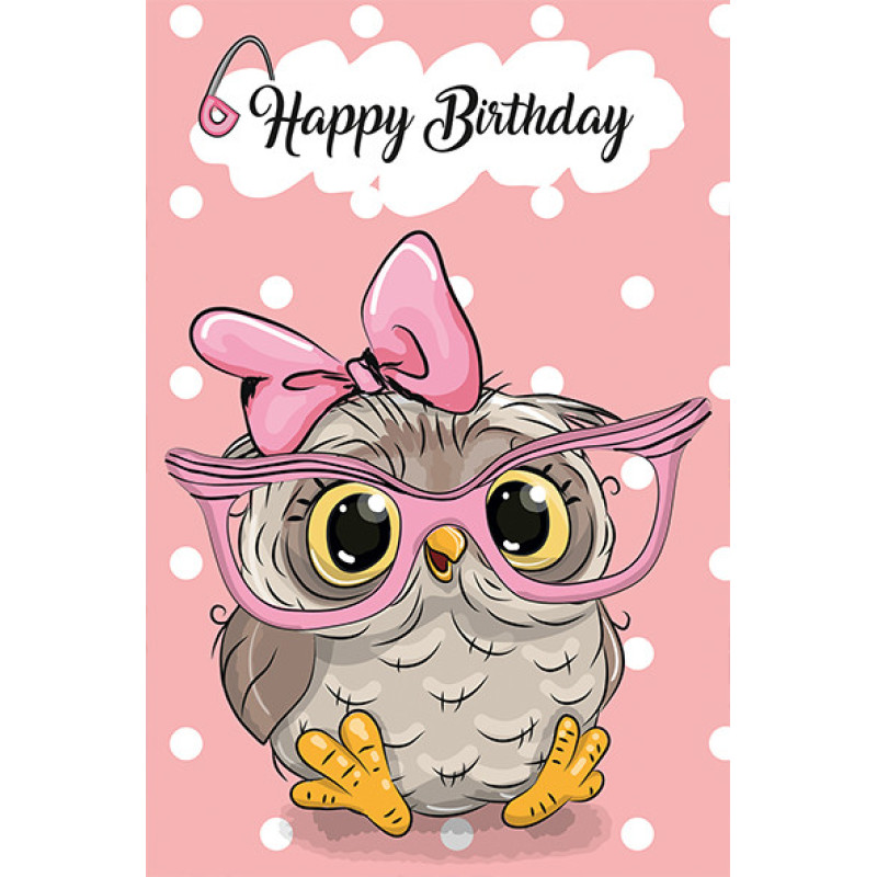 Поздовлива листівка Happy Birthday Girl