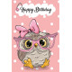 Поздовлива листівка Happy Birthday Girl