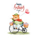 Поздоблива листівка Happy Birthday to you