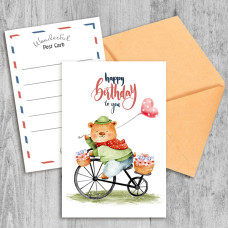 Поздоблива листівка Happy Birthday to you