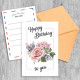 Поздовлива листівка Happy Birthday