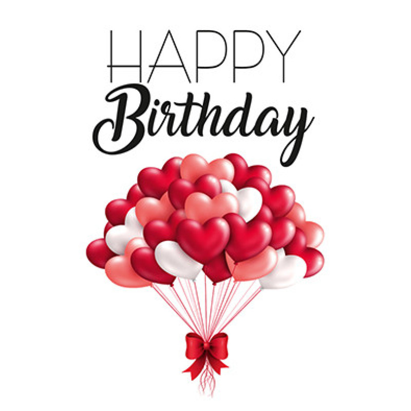Міні листівки "Happy Birthday" (10 штук)