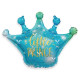 Шар корона голубая Little Prince 70х68 см (Китай) в упаковке