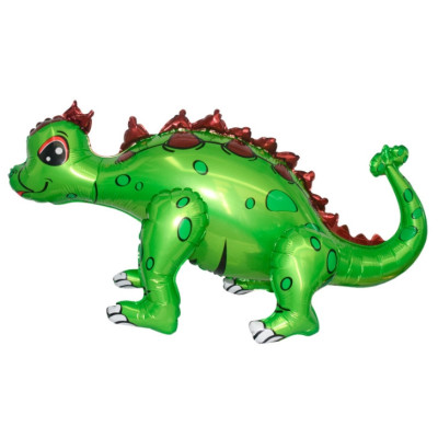 Фольгована куля ходячка Дракон зелений 73х36 см (Китай)