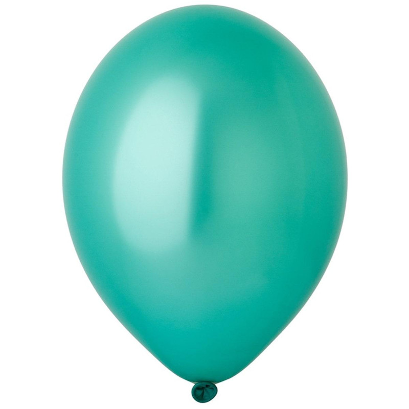 Воздушные шары 10,5" металлик зелёный 50 шт Belbal (Бельгия)