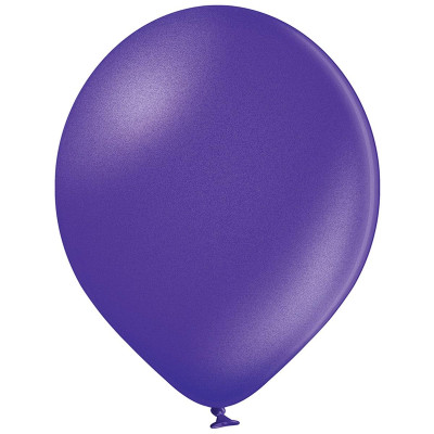 Воздушные шары 12" (30 см) металлик фиолетовый 50 шт Belbal (Бельгия)