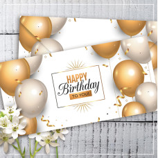 Конверт для грошей Happy Birthday to you!