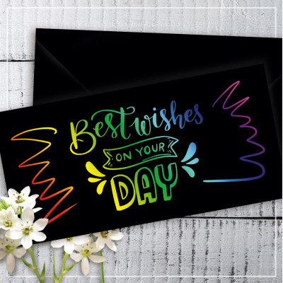 Конверт для денег Best wishes on your day
