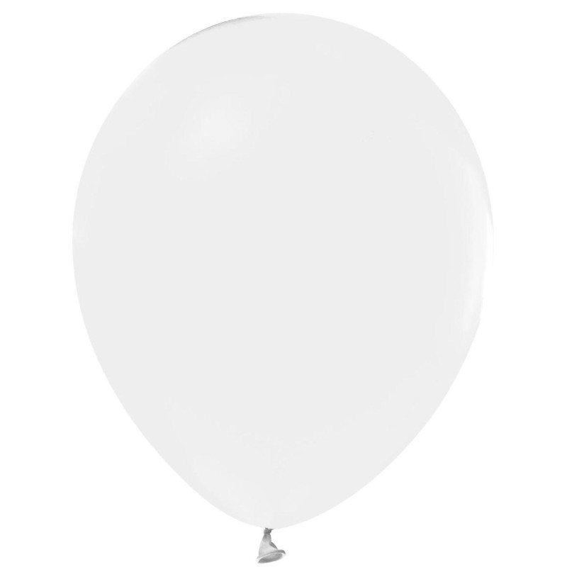 Повітряні кулі білі 10" (25 см) Balonevi