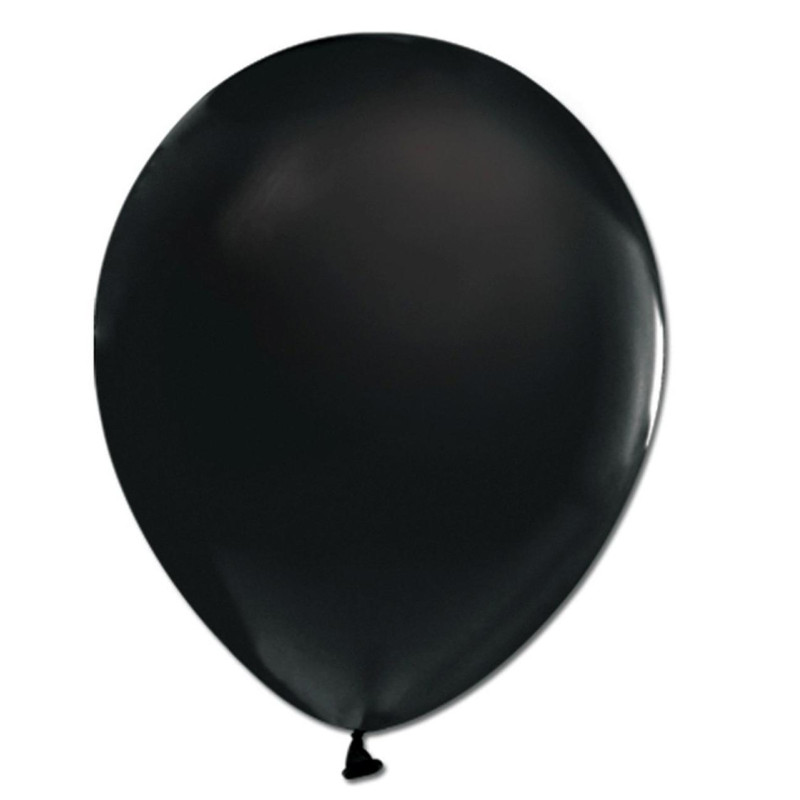 Повітряні кулі чорні 10" (25 см) Balonevi