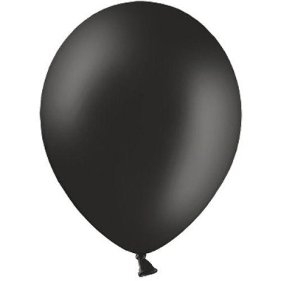 Воздушные шары пастель чёрный 12" (30 см) Китай
