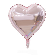 Куля фольгована серце рожеве золото, 18" (45 см), Китай