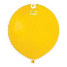 Повітряна куля пастель жовта 19" (48 см) Gemar