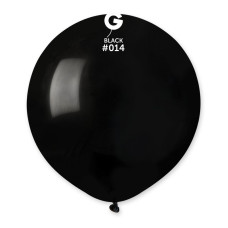 Повітряна куля пастель чорна 19" (48 см) Gemar